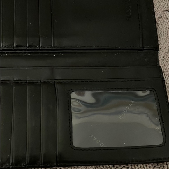 Black Leather Clutch - Picture 4 of 7